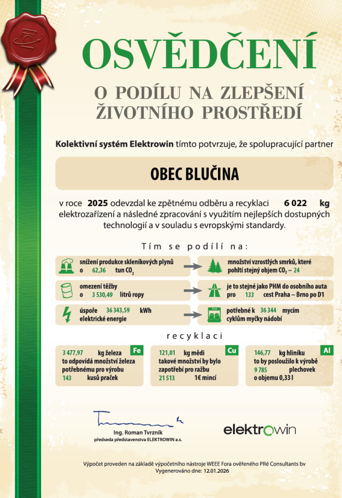 osvědčení